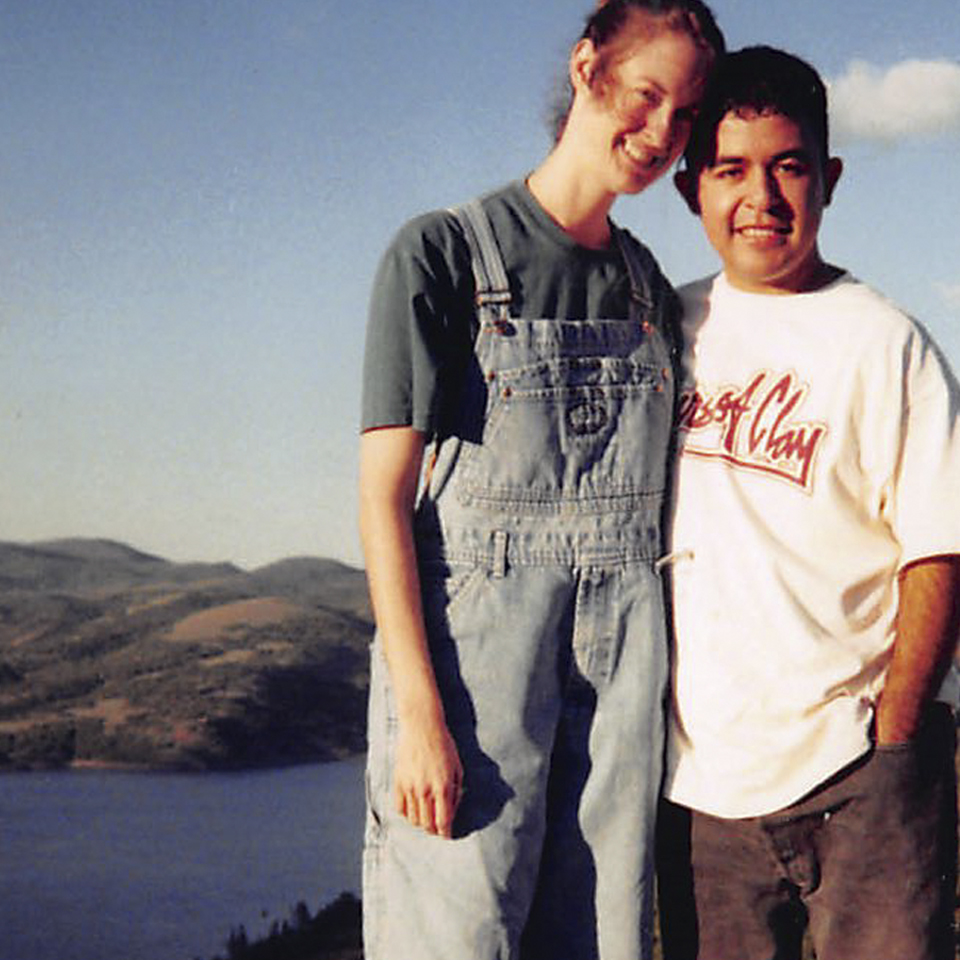 My wife and I somewhere in Utah. 1999.